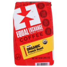 EQUAL EXCHANGE: Coffee Ground French Roast Organic, 10 oz EQUAL EXCHANGE: Coffee Ground French Roast Organic, 10 oz