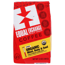 EQUAL EXCHANGE: Coffee Ground Mind Body Soul Organic, 12 oz EQUAL EXCHANGE: Coffee Ground Mind Body Soul Organic, 12 oz