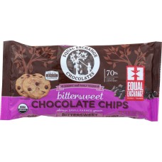 EQUAL EXCHANGE: Organic Bittersweet Chocolate Chips, 10 oz