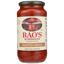 RAO'S HOMEMADE: Roasted Garlic Sauce, 32 oz