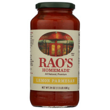 RAOS: Lemon Parmesan Sauce, 24 oz RAOS: Lemon Parmesan Sauce, 24 oz