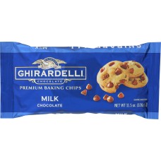 GHIRARDELLI: Chocolate Chip Milk Premium Baking Chips, 11.5 oz