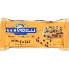 GHIRARDELLI: Chocolate Chip Semi Sweet, 12 oz