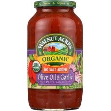 WALNUT ACRES: Organic Garlic Garlic Pasta Sauce, 25.5 oz