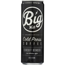 BIG WATT: Cold Press Coffee, 12 oz
