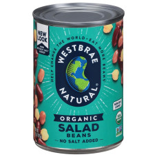 WESTBRAE: Organic Salad Beans, 15 oz