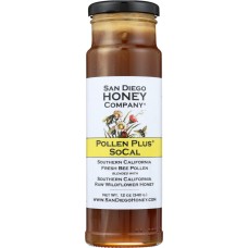 SAN DIEGO HONEY COMPANY: Pollen Plus Socal Honey, 12 oz
