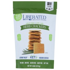 LIBERATED: Crackers Herb, 4.5 oz