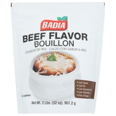BADIA: Bouillon Beef Spout Bag, 2 LB