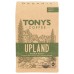 TONYS COFFEE: Upland Medium Roast Whole Bean Coffee, 12 oz