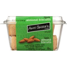 AUNT GUSSIES: Biscotti Sugar Free Spelt Almond, 8 oz