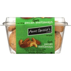 AUNT GUSSIES: Cookie Sugar Free Meltaway Spelt Pecan, 7 oz