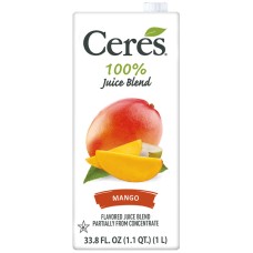 CERES: Mango Juice, 33.8 oz