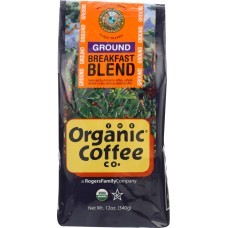 ORGANIC COFFEE CO.: Ground Coffee Breakfast Blend, 12 oz