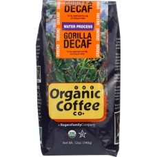 ORGANIC COFFEE CO.: Ground Coffee Gorilla Decaf, 12 oz