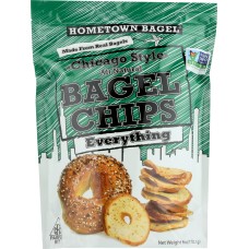 HOMETOWN BAGEL: Chicago Style Bagel Chips Everything, 6 oz