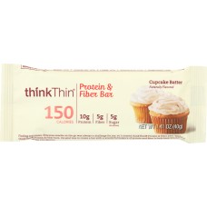 THINK THIN: Bar Protein Fiber Cupcake Butter, 1.41 oz