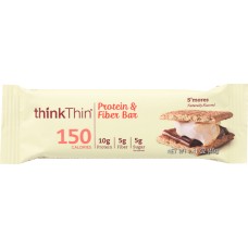 THINK THIN: Protein and Fiber Bar S'mores, 1.41 oz