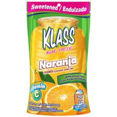 KLASS: Beverage Mix Orange Sweetened, 14.1 oz