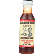 WILLIAMSON BROS: Sauce Bbq Spicy Chipotle, 12 oz