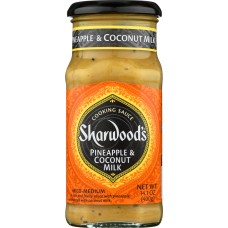 SHARWOODS: Sauce Cooking Pineapple Coconut, 14.1 oz