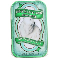 NEWMAN'S OWN: Organics Mints Wintergreen, 1.76 oz
