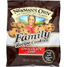 NEWMANS OWN ORGANIC: Cookie Chocolate Chip Family Recipe, 7 oz