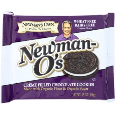 NEWMANS OWN ORGANIC: Cookie O Vanilla Cream Wheat Free Dairy Free, 13 OZ