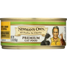 NEWMANS OWN ORGANIC: Cat Can Chicken Brown Rice Organic, 5.5 oz