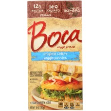 BOCA: Original Chicken Veggie Patties, 10 oz