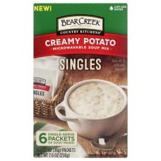 BEAR CREEK: Creamy Potato Soup Mix Singles, 7.62 oz