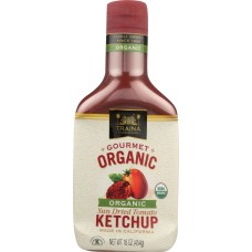 TRAINA: Ketchup Sun Dried Tomato, 16 oz