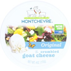 MONTCHEVRE: Original Crumbled Goat Cheese, 4 oz