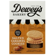 DEWEYS: Salted Caramel Moravian Cookie Thins, 9 oz