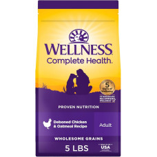 WELLNESS: Complete Health Dry Chicken and Oatmeal Dog Food, 5 lb