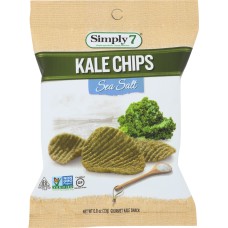 SIMPLY 7: Sea Salt Kale Chips, 0.8 oz