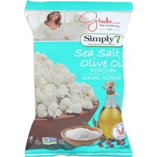 SIMPLY 7: Popcorn Sea Salt Giada, 4.4 oz