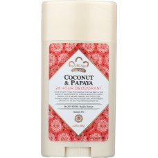 NUBIAN HERITAGE: Coconut and Papaya 24 Hour Deodorant, 2.25 oz