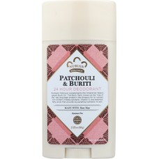 NUBIAN HERITAGE: Deodorant Patchouli & Buriti, 2.25 oz
