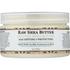 NUBIAN HERITAGE: Raw Shea Butter Infused with Frankincense & Myrrh, 4 oz