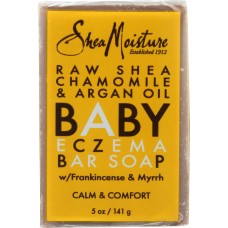 SHEA MOISTURE: Baby Eczema Bar Soap Raw Shea Chamomile & Argan Oil, 5 oz