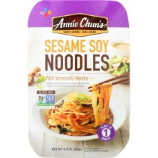 ANNIE CHUNS: Entree Noodles Sesame Soy, 9 oz