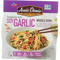 ANNIE CHUNS: Singaporean-Style Soy Garlic Noodle Bowl, 7.9 oz