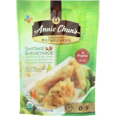 ANNIE CHUN'S: Organic Shiitake and Vegetable Potstickers, 7.6 oz