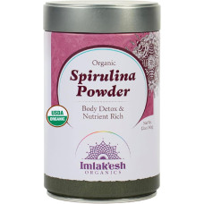 IMLAKESH ORGANICS: Organic Spirulina Powder, 12 oz