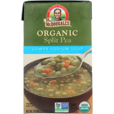 DR. MCDOUGALL'S: Organic Soup Split Pea Lower Sodium, 17.6 oz