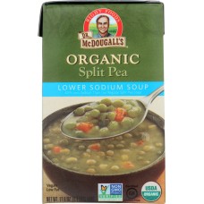 DR. MCDOUGALL'S: Organic Soup Split Pea Lower Sodium, 17.6 oz
