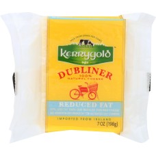 KERRYGOLD: Natural Cheese Reduced Fat Dubliner Wedge, 7 oz
