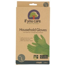 IF YOU CARE: FSC Certified Household Gloves Large, 1 ea
