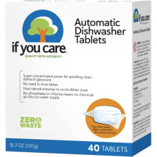 IF YOU CARE: Automatic Dishwasher Tablets, 40 TB